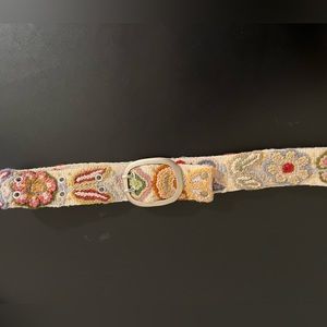 Taarci embroidered felt belt